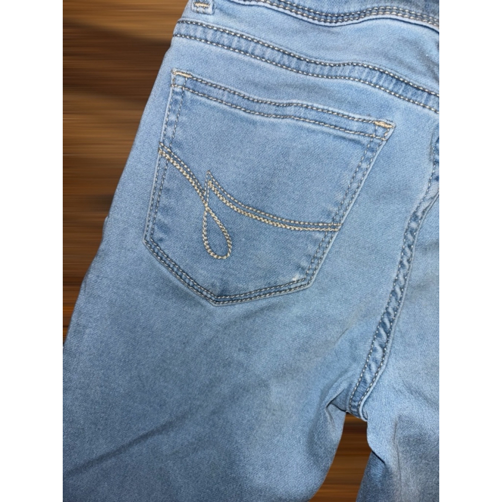 Jordache Girl's Size 10 Light Blue Stretchy Skinny Jeans Adjustable Waist EUC - Picture 4 of 15